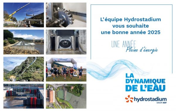 Toute l'équipe d'Hydrostadium vous souhaite une belle et heureuse année 2025 ! ✨