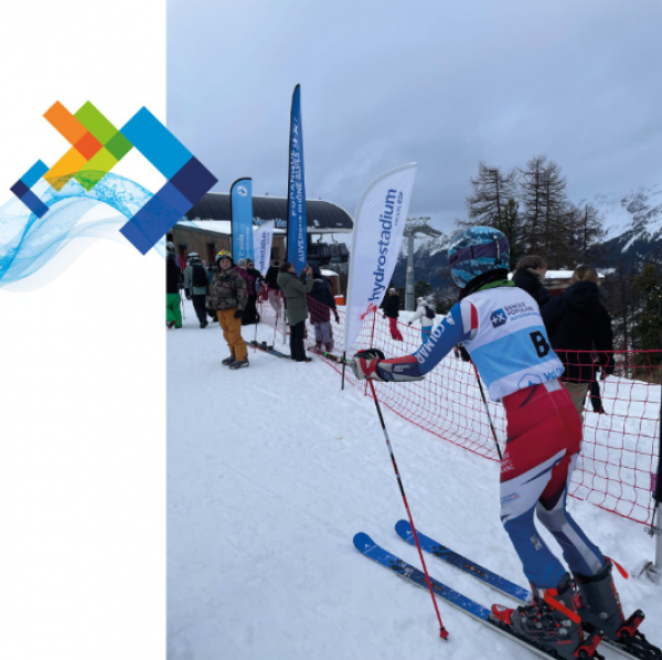 Hydrostadium à la Coupe d’Europe de slalom Géant FIS à Val Cenis !