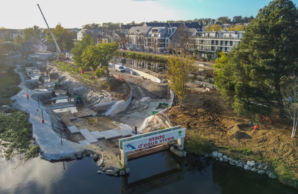 Reconstruction du stade d’eau vive de Cesson-Sévigné (35)