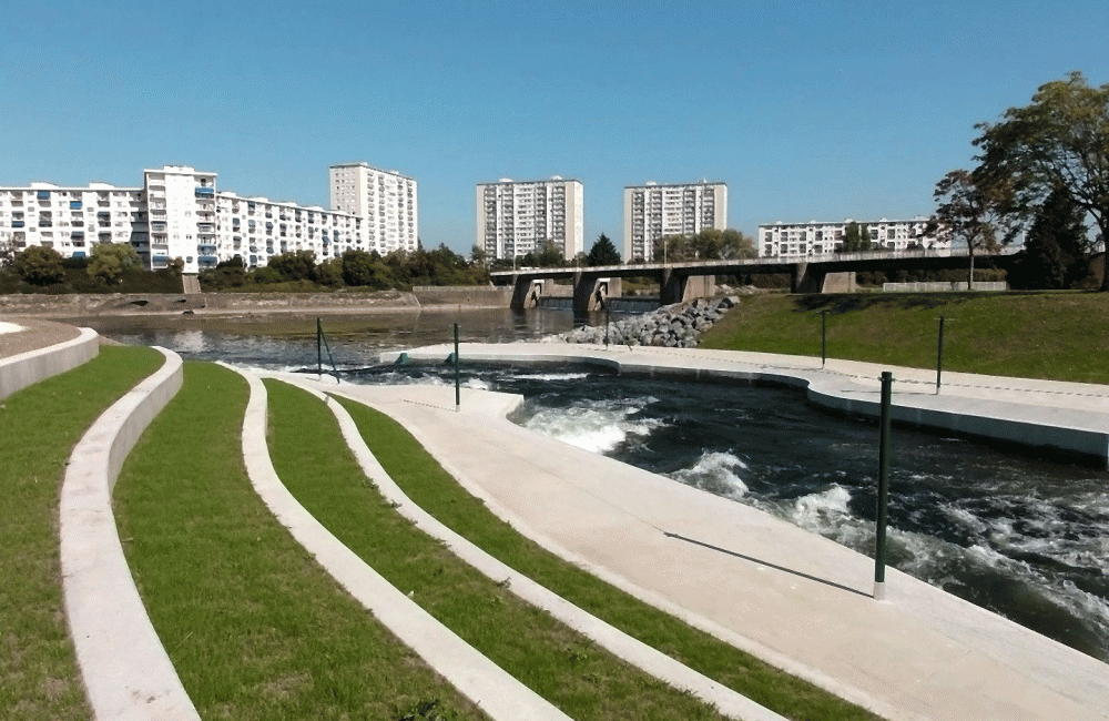 Rivière de contournement mixte à Tours